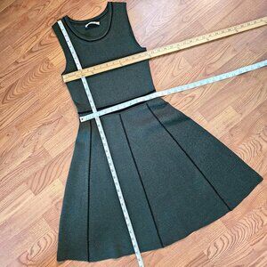 Sandro Paris Green A-Line Sleeveless Dress FR2/US6